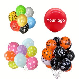 Globo de Látex de Color Negro Personalizado con Impresión de Logotipo - Product Image 2