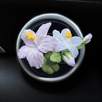 En stock : Diffuseur de parfum de luxe pour voiture, clip de ventilation, mini décoration automobile, désodorisant en pierre pour véhicule, accessoires intérieurs