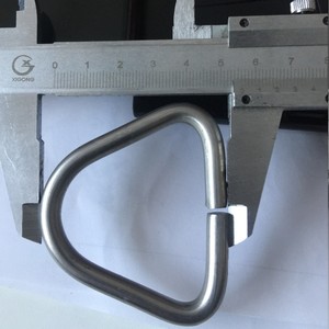 อุปกรณ์ตกแต่งกระเป๋า Eda Stainless Steel D Ring E20185 - Product Image 1