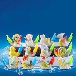 Sifflets d'eau animaux peints à la main, styles variés, pour faire des sons d'animaux en ajoutant de l'eau, pour souvenirs touristiques et cadeaux de fête pour enfants - Product Image 6