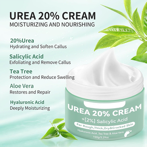 Etiqueta privada Cuidado DE LA PIEL Calmante Reparación de grietas Piel muerta Exfoliante <span class=keywords><strong>Hidratante</strong></span> <span class=keywords><strong>Urea</strong></span> <span class=keywords><strong>20</strong></span>% para el cuidado de manos y pies - Product Image 4