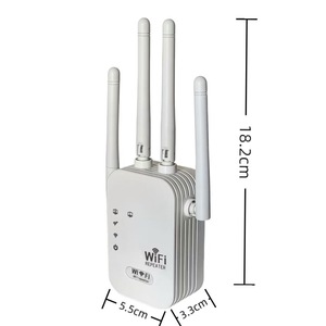 OEM không dây <span class=keywords><strong>Wifi</strong></span> Repeater AC300-6 mô hình 300Mbps 4/6 anten 6dBi Gain <span class=keywords><strong>100m</strong></span> phủ sóng mạng <span class=keywords><strong>Extender</strong></span> - Product Image 2