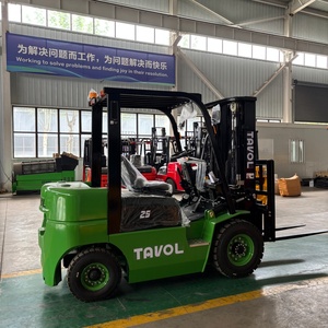 Forklift Diesel Tavol 2.5T Ban Solid Tugas Berat Counterweight Besi Cor Tiang Dua/Tiga Tingkat Penggeser Samping Hidrolik - Product Image 2