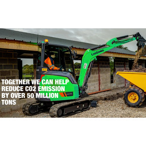 Nueva Miniexcavadora Eléctrica LiuGong 9027FE de 2.7 Toneladas, 20.6kWh LiFePO4, Cero Emisiones, Cero Rotación de Cola, Lista para Exportación - Product Image 3
