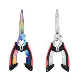 Alicates para señuelos Ztc407, removedor de anzuelos de pesca de acero inoxidable 420 con mango de goma para uso en aparejos de pesca - Product Image 3