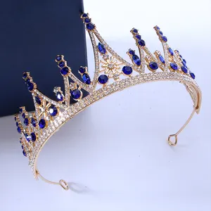 Ford Crown Victoria Wedding Birthday Princess Bridal Crystals Diamond Zirconia Crown And Hair Tiara Crowns For Queens Bouquets
