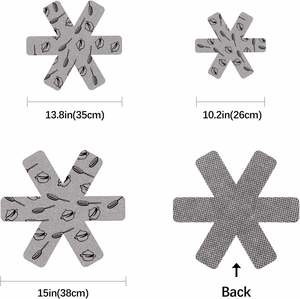 Protectors Stacking 3 Sizes Custom Logo Pan Separators Anti-Slip Cookware <b>Pads</b> Stop <b>Scratches</b> Marring Kitchen Storage - Product Image 2