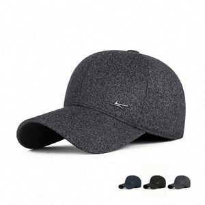 Casquette de baseball 6 panneaux en coton et polyester pour hommes, personnalisable avec logo, idéale pour l'hiver – Vente en gros - Product Image 3