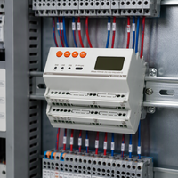 Compteur d'énergie CC sur rail DIN Acrel DJSF1352-RN-6/S, entrée CC 0-1500V, Modbus-RTU, précision classe 0.5 pour tours de télécommunications/stockage de batteries
