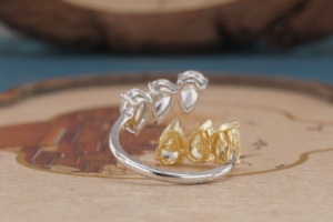 Bague en or 14 carats de qualité supérieure avec diamant créé en laboratoire pour femme, certifiée IGI, bague en diamant synthétique, bijoux fins, cadeau de fiançailles, cadeau de mariage - Product Image 5