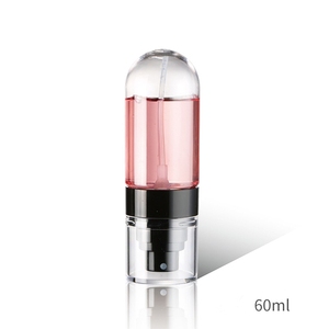 PETG para botella de plástico cosmético transparente diseño de soporte al revés 30ml-120ml espacio vacío para el cuidado de la piel tóner champú embalaje - Product Image 1
