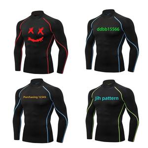 Camiseta de Baloncesto Personalizada para Hombre - Camiseta de Compresión de Manga Larga para Verano, Secado Rápido y Transpirable para Correr y Gimnasio, Venta al Por Mayor - Product Image 5