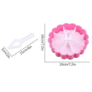 Nuevo molde triangular de 8 compartimentos para bento de cocina, prensa japonesa para rollos de sushi, arroz y verduras, herramienta para postres, kit para preparar en casa, herramienta especial. - Product Image 5