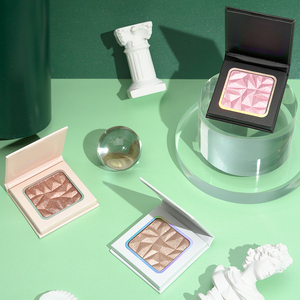 Paleta de Iluminador en Polvo Prensado OEM, 8 Tonos, Iluminador y Bronceador para Rostro y Cuerpo, Maquillaje Personalizado con Efecto Luminoso - Product Image 3