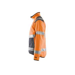 BLAKLADER - 487725165396XS Softshell <b>jacket</b> <b>Hi</b>-<b>Vis</b> <b>Orange</b>/Mid grey - EAN 7330509745069 <b>HI</b>-<b>VIS</b> WORKWEAR - Product Image 4