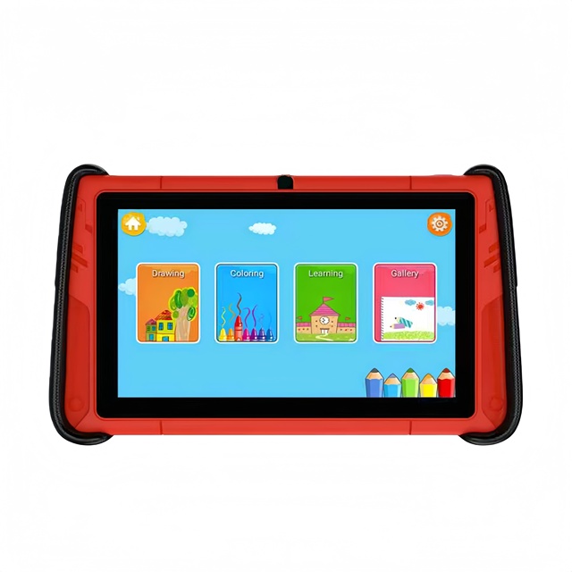 2026 New Design 7 Inch Android 15 Kids Tablet PC Allwinner A333 3GB RAM 32GB ROM Dual Band WiFi 6 Children Learning Tablet