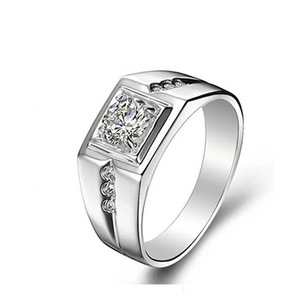 Hot Sale New Temperament verstellbarer <span class=keywords><strong>Ring</strong></span> Vergoldeter dicker <span class=keywords><strong>Ring</strong></span> Diamant atmosphäre Diamant Trau ringe für Frauen Männer - Product Image 3