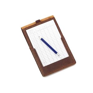Nouvelle conception, couverture de carnet de scores personnalisée avec logo, en cuir, vierge, gravable au laser, porte-cartes de scores de golf - Product Image 3