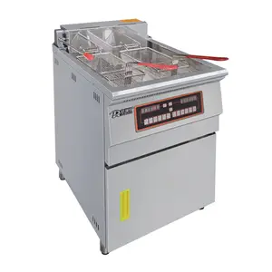 Guaranteed Quality Commercial Chicken Chips Frying Deep Pressure Electricfryer Fryer with Cabinet