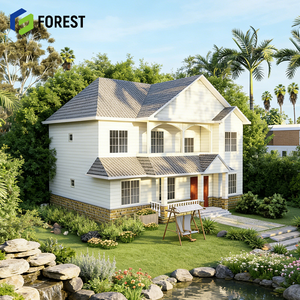 Casa Pequeña con Acabado de Madera y Estructura de Acero Ligero, Diseño Contemporáneo Personalizado de Primera Calidad, Cobertizos de Almacenamiento - Product Image 1