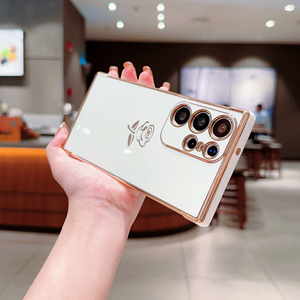 Fundas para Celular con Diseño de Flores Electrochapadas para <span class=keywords><strong>Samsung</strong></span> S23 <span class=keywords><strong>FE</strong></span>/Ultra, Funda Protectora de TPU Suave para iPhone - Product Image 6