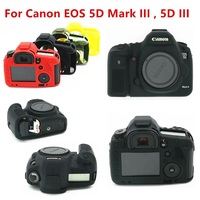 Canon EOS R DSLR 850D için silikon kutu örtüsü DSLR kamera koruyucu T8i 250D 5D Mark III IV 6D II 6D2 5D3 5D4 1300D 800D SL3 T7i