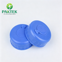 Tapa de Sellado a Prueba de Fugas de 55 mm, Tapa Inteligente de Plástico para Botellas de Agua Pura de 18.9 L, 19 L, 20 L y 5 Galones