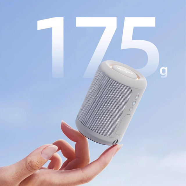 Portable Bluetooth Speaker with Lights Powerful Crystal Clear Sound TWS Paring IPX6 Waterproof Mini Small Speaker for Outdoor