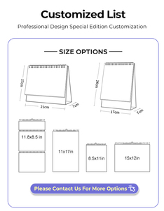 Calendario de Escritorio y Pared 2026-2027, <span class=keywords><strong>365</strong></span> Días, con Hojas Desprendibles, Páginas Acolchadas con Pegamento, Personalizado, para Oficina y Hogar - Product Image 4
