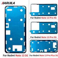 Autocollant de remplacement pour le boîtier arrière du téléphone portable pour Redmi Note 13 12 11 11T 10 Pro Plus 5G 10S 9 8 7Pro, couvercle de batterie arrière, adhésif pour porte