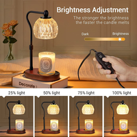 Lampe chauffante électrique à bougie, réglable en hauteur, écologique, de luxe, avec minuterie, vente en gros
