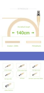 Vente en gros, couleur peau, crochet d'oreille, son parfait, <span class=keywords><strong>casque</strong></span> filaire, microphone 3.5mm - Product Image 5