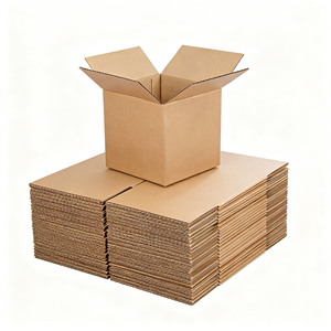 Boîtes en carton ondulé, boîtes d'expédition, boîtes de déménagement, boîtes d'expédition recyclables, boîtes d'expédition en carton solide - Product Image 3