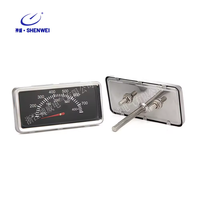 Pengatur Suhu Dapur untuk Penggunaan Rumah Tangga, Panggangan BBQ Stainless Steel Tahan Air, Rentang Suhu 50~400/100~800 untuk Daging