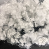 Fibre creuse antibactérienne HCNS sans silicone 15D 64mm, 100% polyester recyclable, qualité supérieure, prix usine