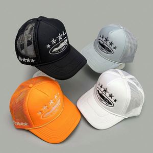 Gorra de Béisbol de 5 Paneles de Alta Calidad con Cordón, Gorra Trucker con Estrella Bordada y Malla - Product Image 3