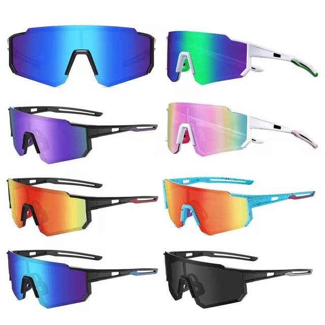 2025 Trendying High Quality Sport Sunglasses Unisex Custom Logo Polarized Gafas De Sol Fashion PC Frame Cycling Sunglasses