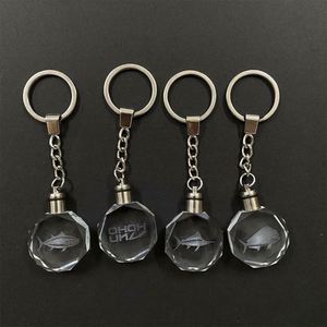Porte-clés en cristal gravé au laser 3D exquis, avec éclairage LED, gravure intérieure de précision, cadeau promotionnel sur mesure pour l'image de marque d'entreprise - Product Image 2