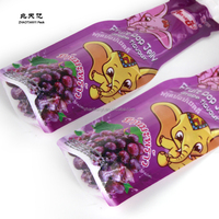 Sac d'emballage de gelée en feuille d'aluminium métallique personnalisé sachets d'emballage de boisson à bec debout de jus de qualité alimentaire