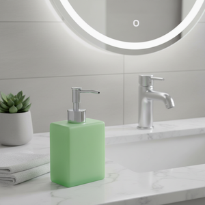 Distributore di sapone in poliresina verde marca 'Quito' - Product Image 3