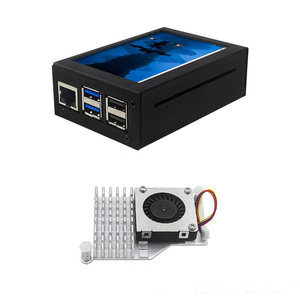 Vendita calda Logo personalizzato in alluminio metallo <span class=keywords><strong>3</strong></span>.5 pollici 480*320 vetrina Touchscreen con ventola di raffreddamento per lampone <span class=keywords><strong>Pi</strong></span> 5 dalla fabbrica - Product Image 6