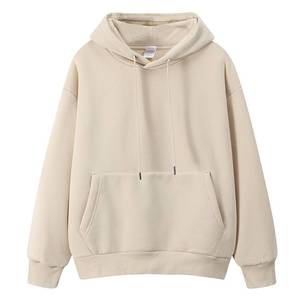 High Quality Custom Plain Oversized Hoodie Training Wear Heavyweight Cotton Thin Fleece <strong>Pullover</strong> Streetwear <strong>Plus</strong> <strong>Size</strong> Men Hoodie - Product Image 4
