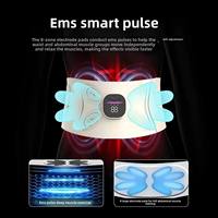 Ceinture de massage EMS premium pour le ventre et la taille, appareil de tonification, recharge USB, fonction de chauffage et de minuterie, portable pour le bureau et les voyages