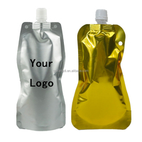 Emballage de poche à eau pliable avec bec 1L 3L 5L sac de boisson debout réutilisable sac de boisson portable pour les sports de plein air