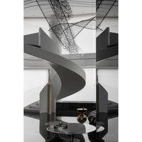 Escaliers intérieurs en verre en colimaçon de haute qualité Conception personnalisée en gros avec des remises d'expédition du fabricant de source