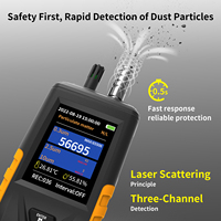 Contador de Partículas de Polvo Láser de 3 Canales TC-8100, Monitor de Calidad del Aire PM2.5 PM10, Analizador de Gases Portátil, Detector de Polvo de Sílice