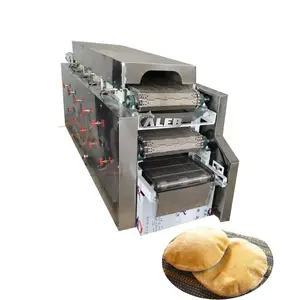 Línea de producción de taco Roti Pita de acero inoxidable, máquina formadora de panqueques de pan árabe crujiente de maíz fino