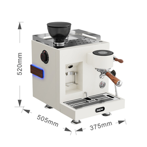 Cafetera Semiautomática Integrada con Extractor de Granos Planos de 64 mm, Pantalla Inteligente, Control Digital, Acero Inoxidable, para Hotel y Exteriores, Modelo MC-19 - Product Image 2