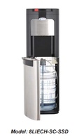 Distributeur d'eau froide et chaude en acier inoxydable avec compresseur électrique, sécurité enfant, pour usage domestique