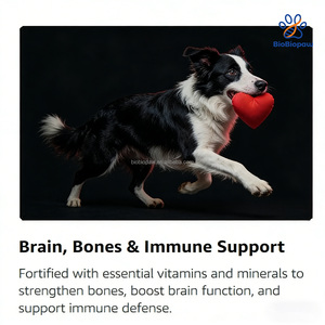 مكملات غذائية للكلاب للعناية بالجلد والفراء، فيتامينات متعددة 3 في 1 لجميع السلالات، يدعم الحساسية والمفاصل والجهاز الهضمي - Product Image 5